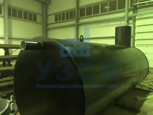 Резервуар горизонтальный стальной наземный в Омске