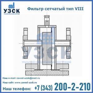 Фильтр сетчатый тип VIII в Омске