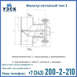 Фильтр сетчатый ФС по Т-ММ-11-2003 в Омске