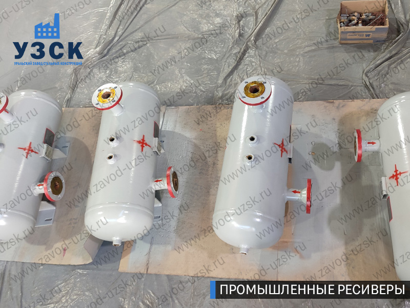 фотография емкостных ресиверов газа Омск
